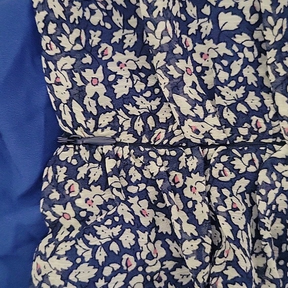 NWT Lulus Walk the Walk Blue Floral Print Ruched Bodycon Mini Dress Large - Picture 14 of 14